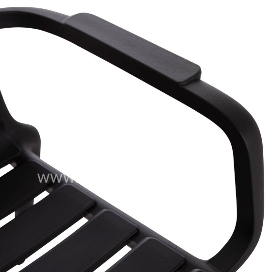 POLYPROPYLENE LOUNGE ARMCHAIR KORVER HM6333.02 BLACK 63.5x65x76Hcm.