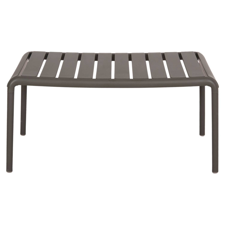 OUTDOOR COFFEE TABLE KORVER HM6334.05 POLYPROPYLENE IN DARK OLIVE 100x60x46Hcm.