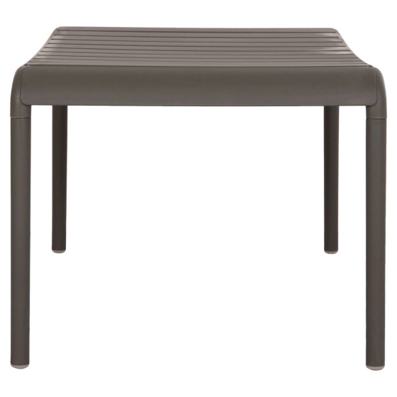 OUTDOOR COFFEE TABLE KORVER HM6334.05 POLYPROPYLENE IN DARK OLIVE 100x60x46Hcm.