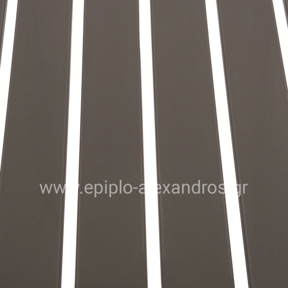 OUTDOOR COFFEE TABLE KORVER HM6334.05 POLYPROPYLENE IN DARK OLIVE 100x60x46Hcm.