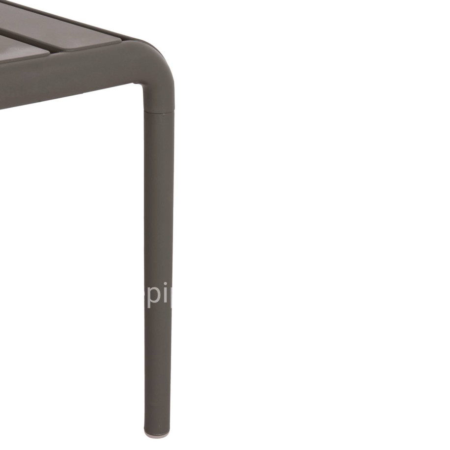 OUTDOOR COFFEE TABLE KORVER HM6334.05 POLYPROPYLENE IN DARK OLIVE 100x60x46Hcm.