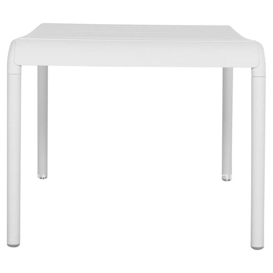 OUTDOOR COFFEE TABLE KORVER HM6334.01 POLYPROPYLENE IN WHITE 100x60x46Hcm.