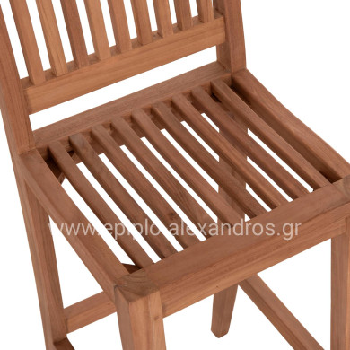 ΣΚΑΜΠΟ ΜΠΑΡ ΜΕ ΠΛΑΤΗ PAIPER HM18110 ΞΥΛΟ ΤΕΑΚ ΣΕ ΦΥΣΙΚΟ 40x49,5x114Υεκ.