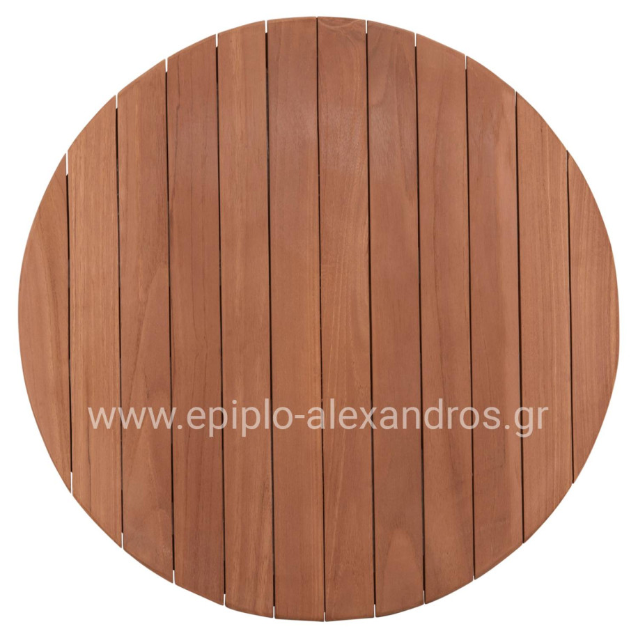TABLETOP ROUND HM18132 TEAK WOOD--NATURAL COLOR Φ60x4(thickness)cm.