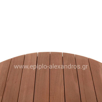 TABLETOP ROUND HM18132 TEAK WOOD--NATURAL COLOR Φ60x4(thickness)cm.