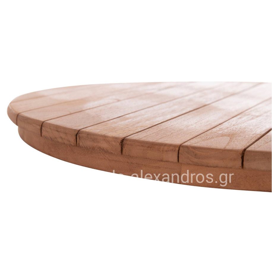 TABLETOP ROUND HM18132 TEAK WOOD--NATURAL COLOR Φ60x4(thickness)cm.