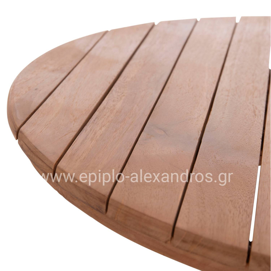 TABLETOP ROUND HM18133 TEAK WOOD--NATURAL COLOR Φ70x4(thickness)cm.