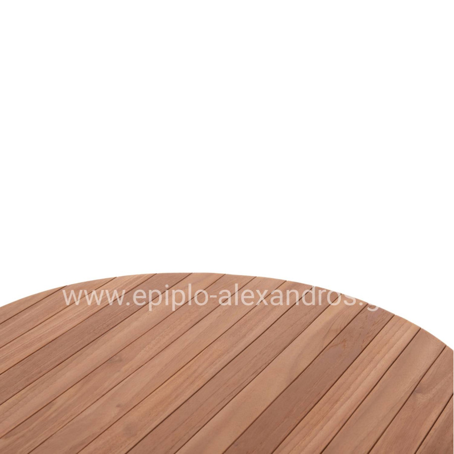 TABLETOP ROUND HM18134 TEAK WOOD--NATURAL COLOR Φ80x4(thickness)cm.