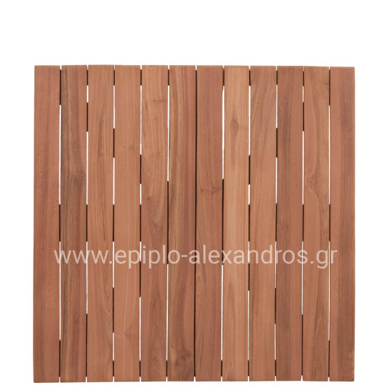 ΕΠΙΦΑΝΕΙΑ ΤΡΑΠΕΖΙΟΥ ΤΕΤΡΑΓΩΝΗ HM18135 ΞΥΛΟ TEAK--ΦΥΣΙΚΟ 60x60x4(πάχος)εκ.