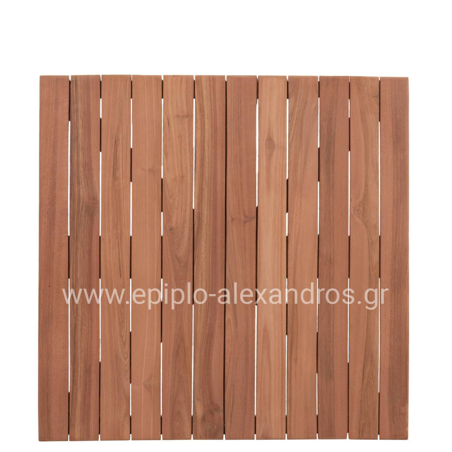 TABLETOP SQUARE HM18135 TEAK WOOD--NATURAL COLOR 60x60x4(thickness)cm.