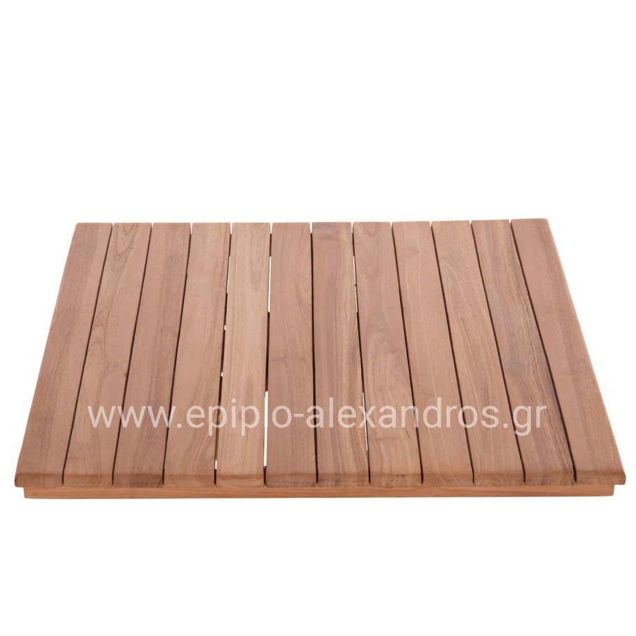 TABLETOP SQUARE HM18135 TEAK WOOD--NATURAL COLOR 60x60x4(thickness)cm.