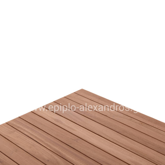 TABLETOP SQUARE HM18135 TEAK WOOD--NATURAL COLOR 60x60x4(thickness)cm.