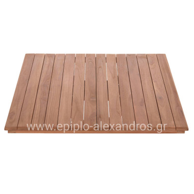 ΕΠΙΦΑΝΕΙΑ ΤΡΑΠΕΖΙΟΥ ΤΕΤΡΑΓΩΝΗ HM18136 ΞΥΛΟ TEAK--ΦΥΣΙΚΟ 70x70x4(πάχος)εκ.