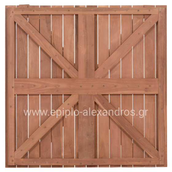 TABLETOP SQUARE HM18136 TEAK WOOD--NATURAL COLOR 70x70x4(thickness)cm.