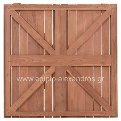 TABLETOP SQUARE HM18136 TEAK WOOD--NATURAL COLOR 70x70x4(thickness)cm.