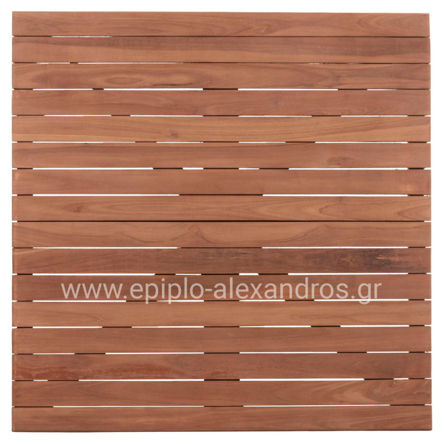 TABLETOP SQUARE HM18137 TEAK WOOD--NATURAL COLOR 80x80x4(thickness)cm.