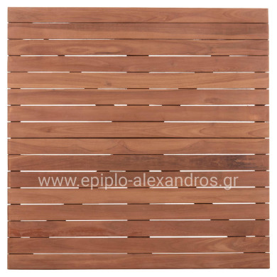 TABLETOP SQUARE HM18137 TEAK WOOD--NATURAL COLOR 80x80x4(thickness)cm.