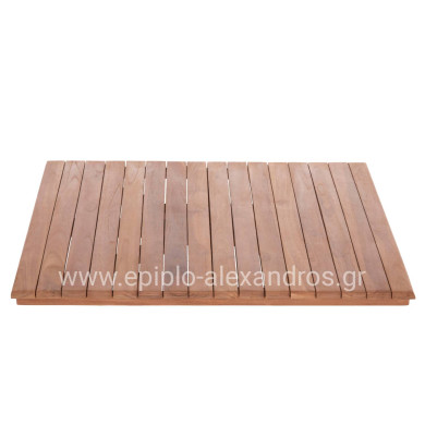 TABLETOP SQUARE HM18137 TEAK WOOD--NATURAL COLOR 80x80x4(thickness)cm.