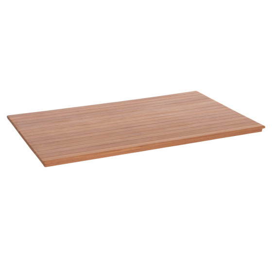 TABLETOP RECTANGULAR HM18138 TEAK WOOD--NATURAL COLOR 120x80x4(thickness)cm.