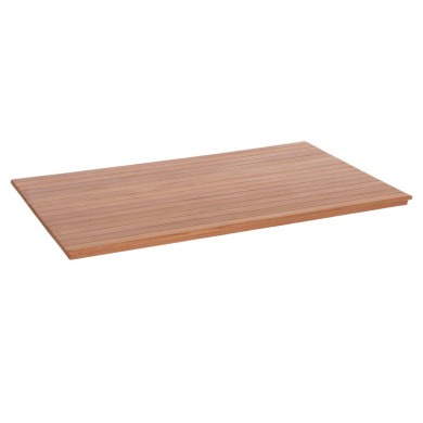 TABLETOP RECTANGULAR HM18138 TEAK WOOD--NATURAL COLOR 120x80x4(thickness)cm.