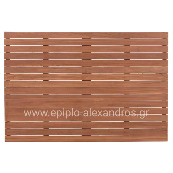 ΕΠΙΦΑΝΕΙΑ ΤΡΑΠΕΖΙΟΥ ΟΡΘΟΓΩΝΙΑ HM18138 ΞΥΛΟ TEAK--ΦΥΣΙΚΟ 120x80x4(πάχος)εκ.