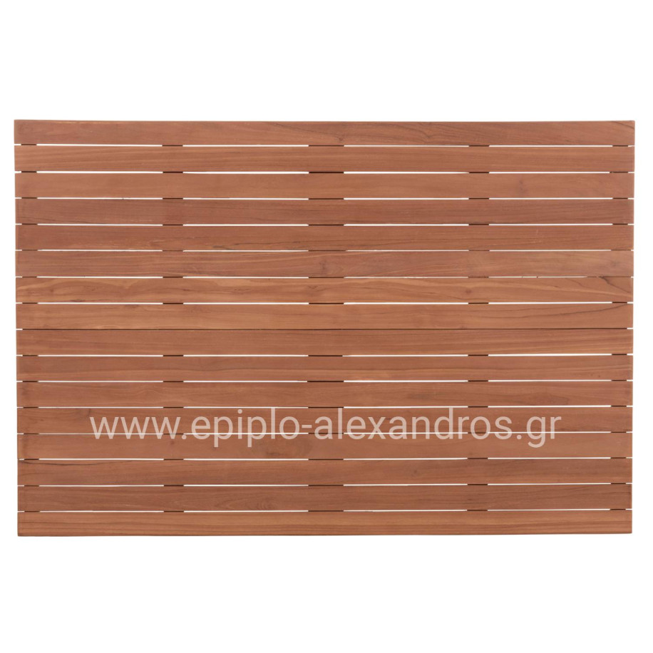 TABLETOP RECTANGULAR HM18138 TEAK WOOD--NATURAL COLOR 120x80x4(thickness)cm.