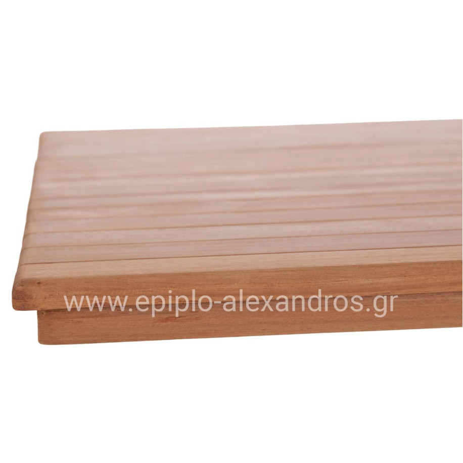 ΕΠΙΦΑΝΕΙΑ ΤΡΑΠΕΖΙΟΥ ΟΡΘΟΓΩΝΙΑ HM18138 ΞΥΛΟ TEAK--ΦΥΣΙΚΟ 120x80x4(πάχος)εκ.