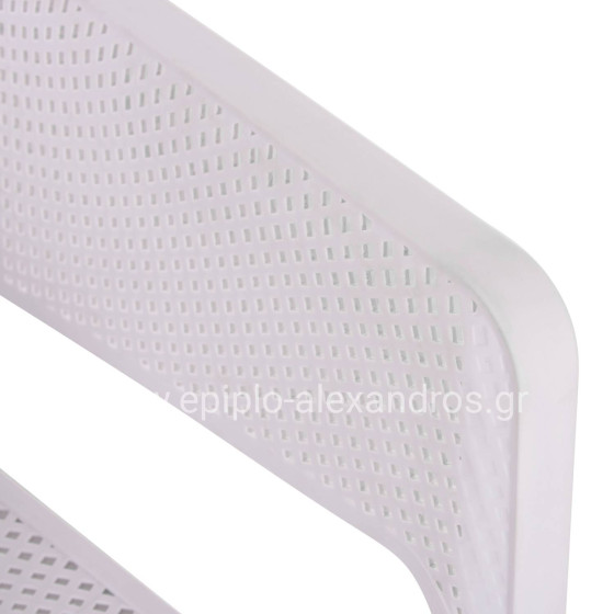 ARMCHAIR POLYPROPYLENE JOHN HM6103.01 WHITE 59x58x79.5Hcm.