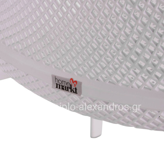 ARMCHAIR POLYPROPYLENE JOHN HM6103.01 WHITE 59x58x79.5Hcm.