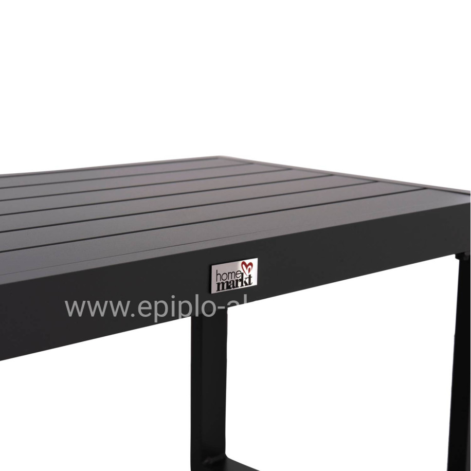 SUNLOUNGER SIDE TABLE SENTRY HM6275.03 ALUMINUM IN DARK GREY 87x43,5x45Hcm.