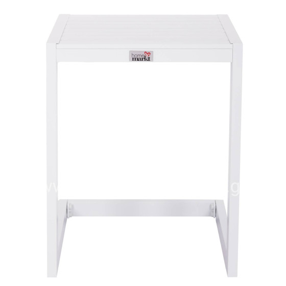 SUNLOUNGER SIDE TABLE BELLING HM6274.01 ALUMINUM IN WHITE 42x43x53Hcm.