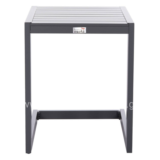 SUNLOUNGER SIDE TABLE BELLING HM6274.03 ALUMINUM IN DARK GREY 42x43x53Hcm.