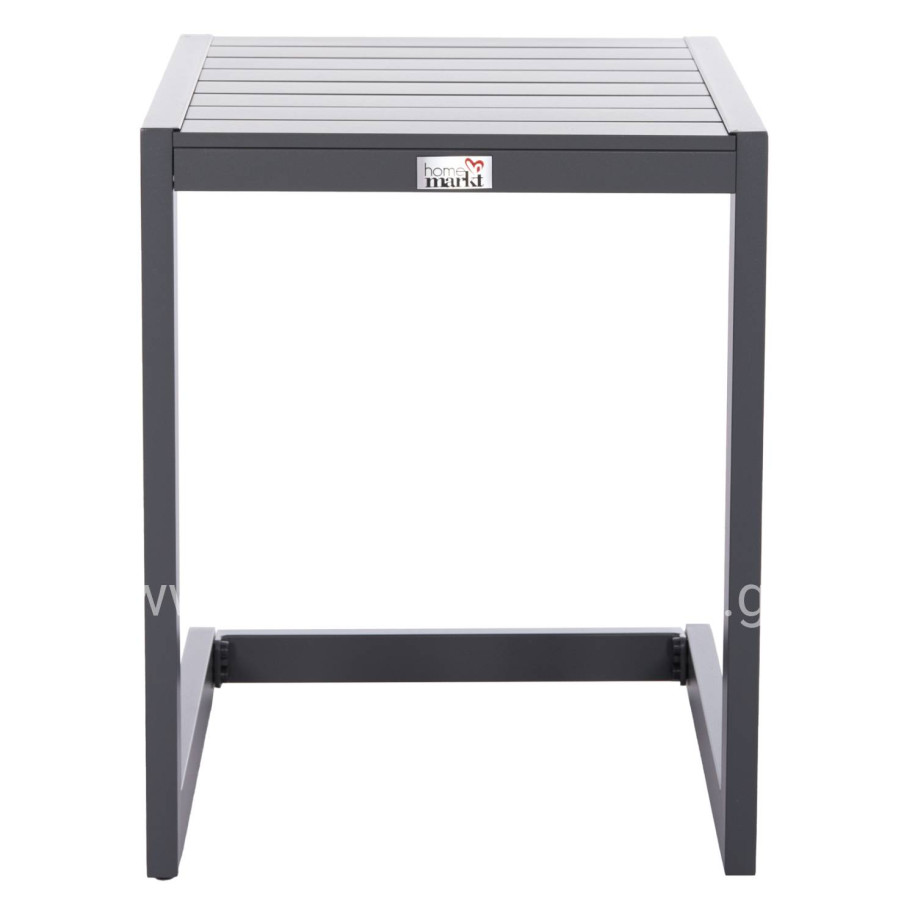 SUNLOUNGER SIDE TABLE BELLING HM6274.03 ALUMINUM IN DARK GREY 42x43x53Hcm.