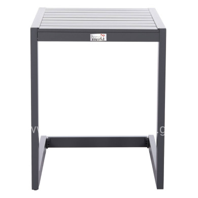 SUNLOUNGER SIDE TABLE BELLING HM6274.03 ALUMINUM IN DARK GREY 42x43x53Hcm.