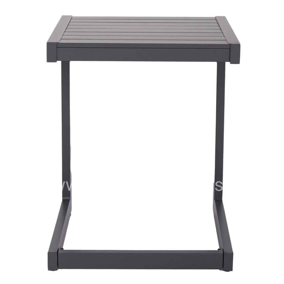SUNLOUNGER SIDE TABLE BELLING HM6274.03 ALUMINUM IN DARK GREY 42x43x53Hcm.