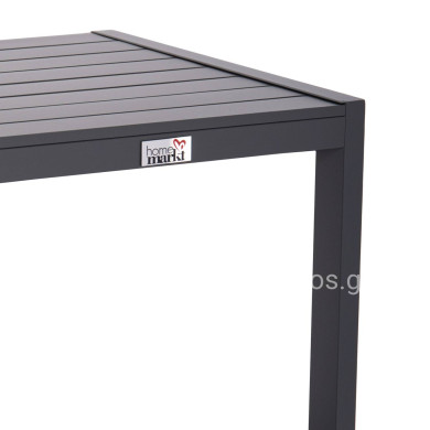 SUNLOUNGER SIDE TABLE BELLING HM6274.03 ALUMINUM IN DARK GREY 42x43x53Hcm.