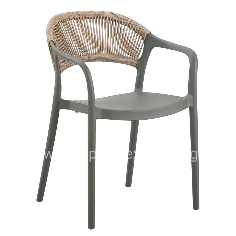 ΠΟΛΥΘΡΟΝΑ ΠΟΛΥΠΡΟΠΥΛΕΝΙΟΥ EVA HM6155.05 OLIVE GREEN--P.P. ΜΠΕΖ ΣΧΟΙΝΙ 56,5x53x80Υεκ.