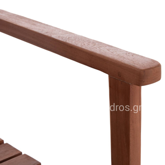 ARMCHAIR KEMPO HM6358 TEAK WOOD IN NATURAL--58x58.5x88Hcm.