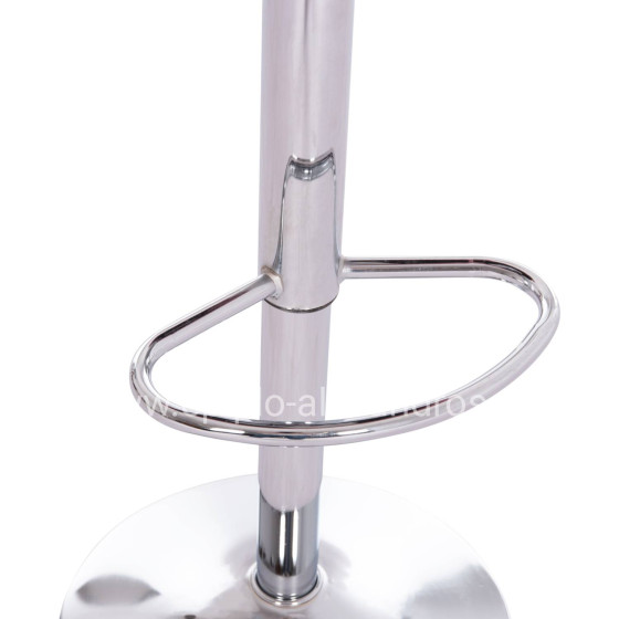 BAR STOOL ROSE HM204.42 CHROMED BASE & SUSPENSION & DUSTY PINK VELVET 48x45x105Hcm.