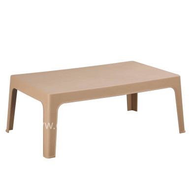 ΤΡΑΠΕΖΑΚΙ ΟΡΘΟΓΩΝΙΟ SLEEK HM6367.03 ΠΟΛΥΠΡΟΠΥΛΕΝΙΟ ΚΑΠΟΥΤΣΙΝΟ 105x64x40Υεκ.