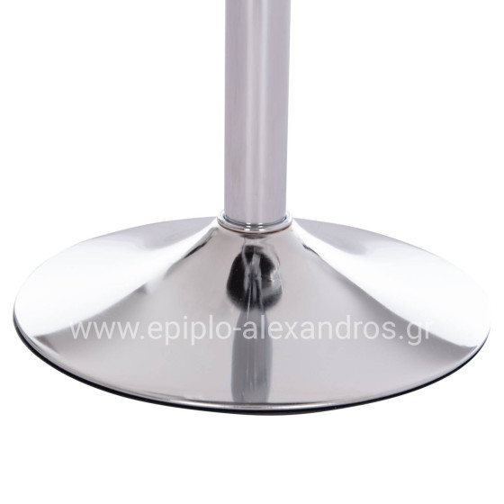 BAR STOOL SWIVEL REA HM203.21 WITH SUSPENSION-BLACK PU 54x47x96Hcm.