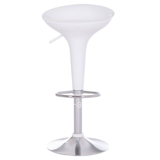 BAR STOOL SWIVEL DAISY HM200.22 ABS IN WHITE--SUSPENSION 44x38x85Hcm.