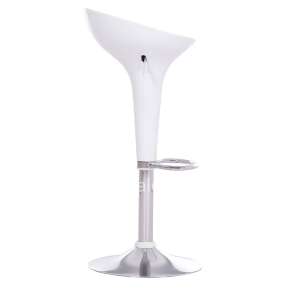 BAR STOOL SWIVEL DAISY HM200.22 ABS IN WHITE--SUSPENSION 44x38x85Hcm.