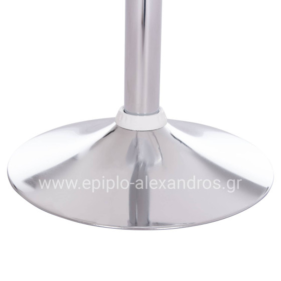 BAR STOOL SWIVEL DAISY HM200.22 ABS IN WHITE--SUSPENSION 44x38x85Hcm.