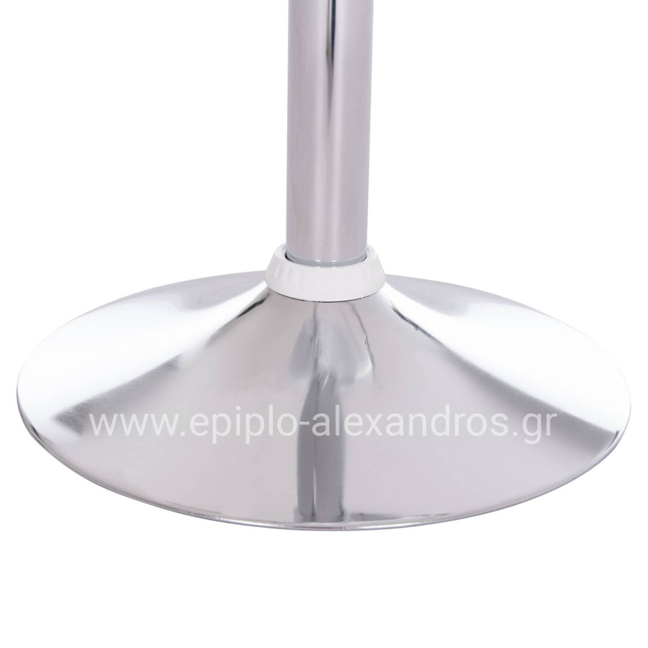 ΣΚΑΜΠΟ ΜΠΑΡ ΠΕΡΙΣΤΡΕΦΟΜΕΝΟ DAISY HM200.22 ABS ΣΕ ΛΕΥΚΟ--ΑΝΑΡΤΗΣΗ 44x38x85Υεκ.