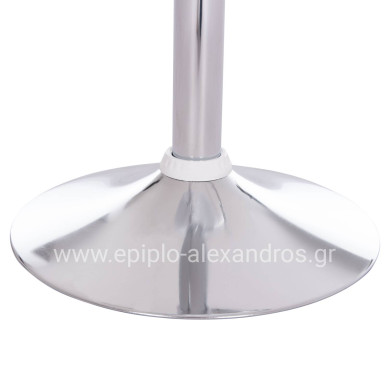 ΣΚΑΜΠΟ ΜΠΑΡ ΠΕΡΙΣΤΡΕΦΟΜΕΝΟ DAISY HM200.22 ABS ΣΕ ΛΕΥΚΟ--ΑΝΑΡΤΗΣΗ 44x38x85Υεκ.