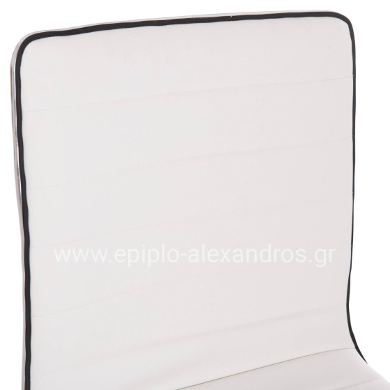 ΣΚΑΜΠΟ ΜΠΑΡ ΠΕΡΙΣΤΡΕΦΟΜΕΝΟ NEXUS HM209.22 ΑΜΟΡΤΙΣΕΡ ΚΑΙ ΛΕΥΚΟ PU 43x47x116Υεκ.