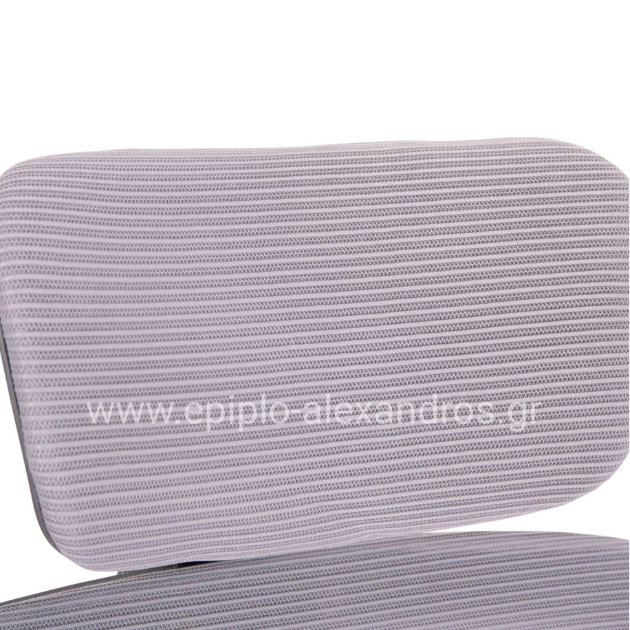 ΚΑΡΕΚΛΑ ΓΡΑΦΕΙΟΥ BASTON HM18236.02 ΓΚΡΙ MESH & ΜΑΥΡΟ PP ΣΚΕΛΕΤΟΣ 64x60x127Υεκ.