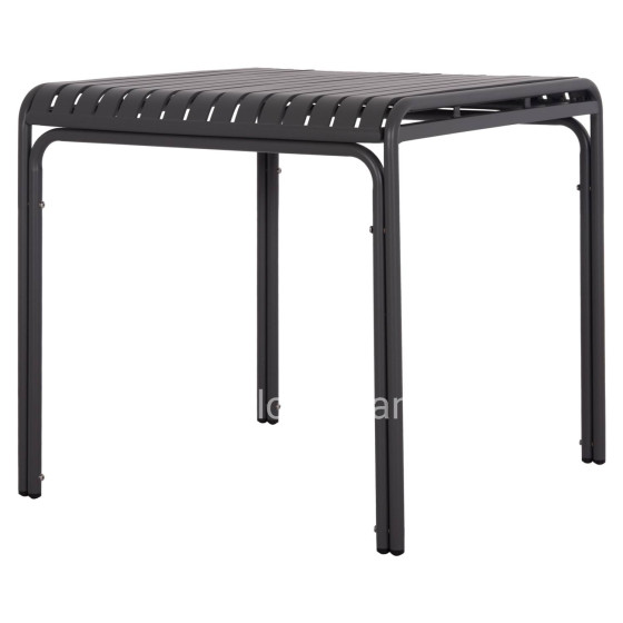 ΤΡΑΠΕΖΙ ΤΕΤΡΑΓΩΝΟ ΑΛΟΥΜΙΝΙΟΥ RACHEL HM6338.01 ΓΚΡΙ 80x80x76Υεκ.