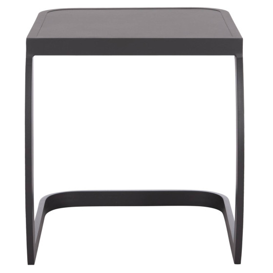 SUNBED SIDE TABLE RICKON HM6324.01 ALUMINUM IN GREY COLOR 45x48x49.5Hcm.